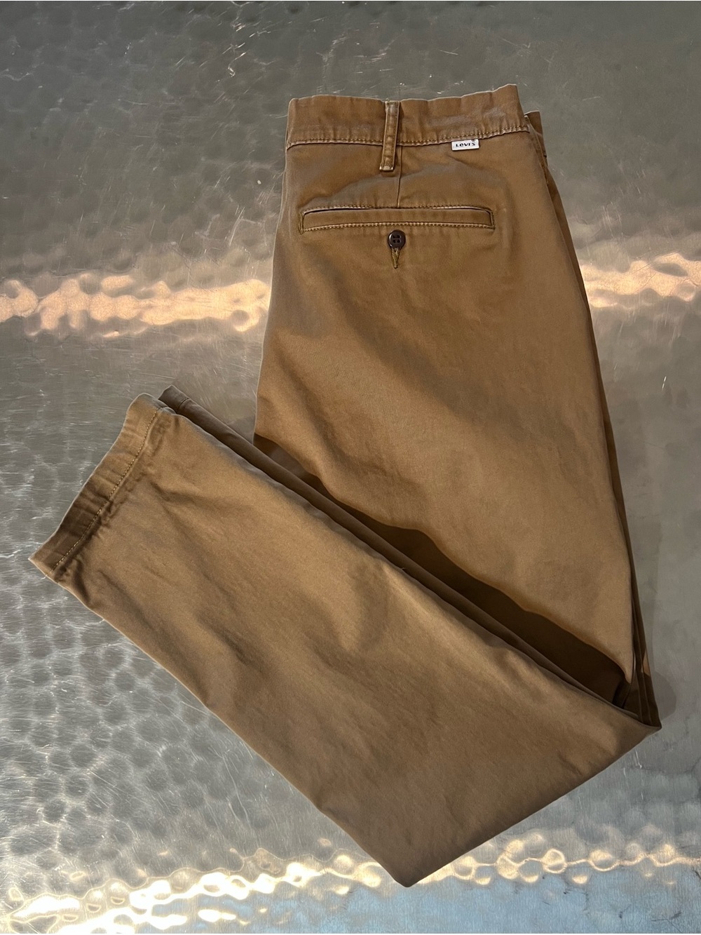 Levi's Men's Khaki/Tan Chino Pants - Straight Leg Size 34 x 30